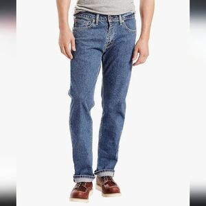 Levi's Men's Classic 505 Blue Stonewash Straight Jeans ~ Size 36x32